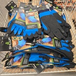Ca. 50x Werkhandschoenen Xl Showa, zwart blauw